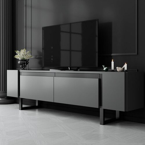 Televizní stolek Yildiz Anthracite and Black