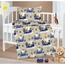 Bellatex Bavlnené obliečky do postieľky AgataSailor blue 90 x 135 cm, 45 x 60 cm