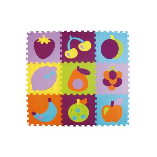 Puzzle spumă Baby Great Fructe colorate SX (30x30)