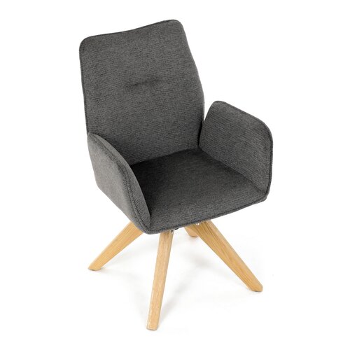 Jídelní židle DCH-C2148 GREY2 s voděodolnou látkou