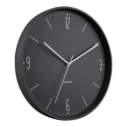 Karlsson 5735BK designové nástěnné hodiny, pr. 40 cm