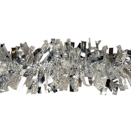 Beteală de Crăciun Chunky snow ,argintiu, 600 cm