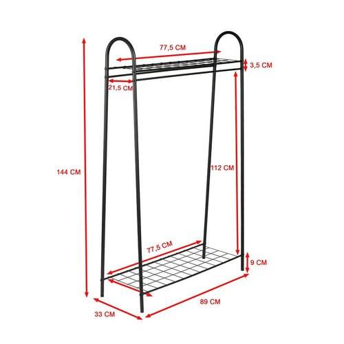 Stojan na oblečenie Riley