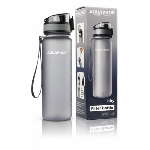Aquaphor Filtrační láhev City 0,5 l, šedá