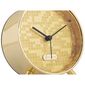 Karlsson 6004GD budzik design złoty, średnica 11 cm
