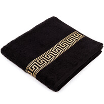 Ręcznik „Greek” czarny, 70 x 130 cm