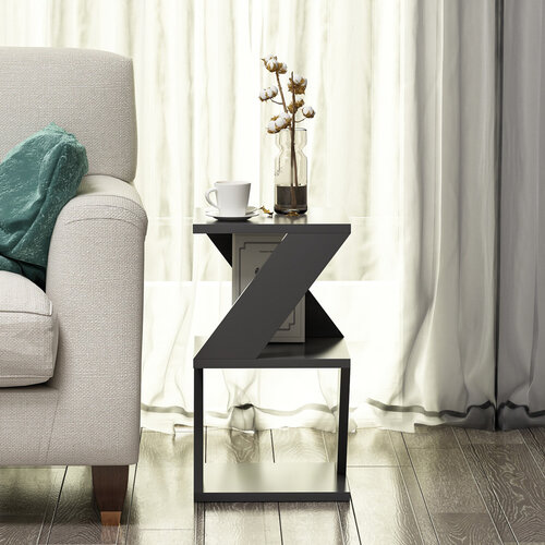 Beistelltisch Albeni Anthracite