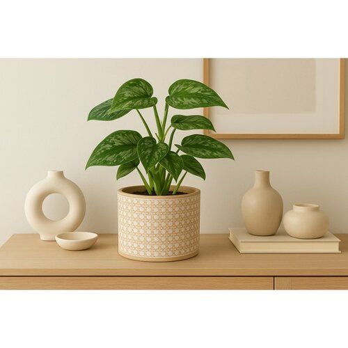 Mască de ghiveci Landon, 14 x 13 cm, beton