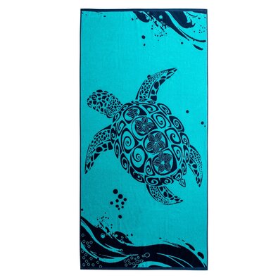 DecoKing Plažna brisača Turtle, 90 x 180 cm