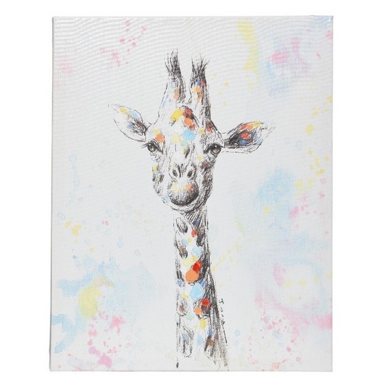 Obraz Colours Giraffe, 40 x 50 cm
