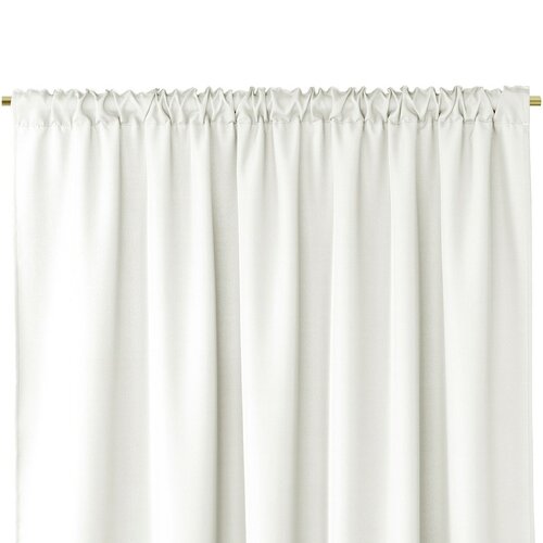 Restilo Oxford Pleat függöny, fehér, 140 x 250 cm