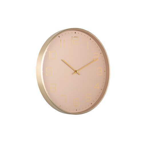 Karlsson 5973LB дизайнерські настінні годинникисвітло-рожеві, діаметр 40 см