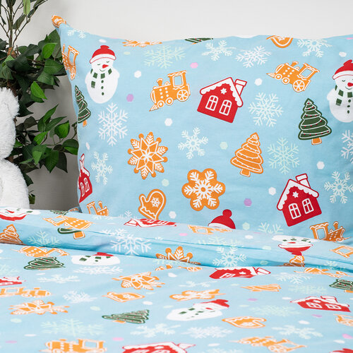 Lenjerie de pat din flanel 4Home Sweet Winter, 140x 200 cm, 70 x 90 cm