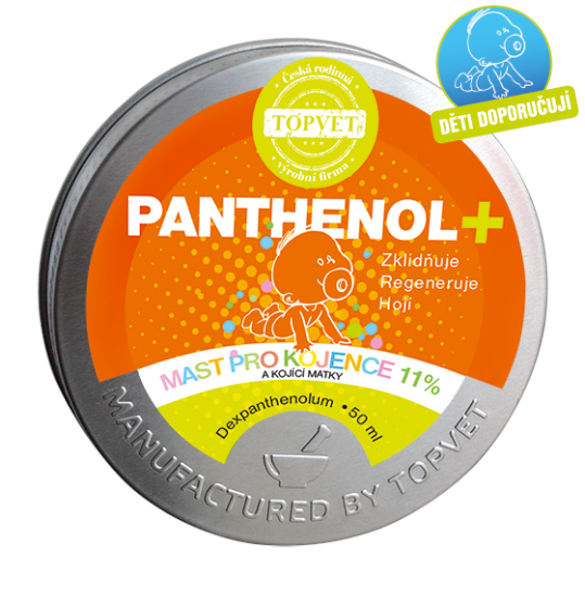 Topvet Panthenol masť pre kojencov 11 %, 50 ml