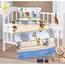 Bellatex Lenjerie de pat din bumbac Agata Safarialbastru, 90 x 135 cm, 45 x 60 cm