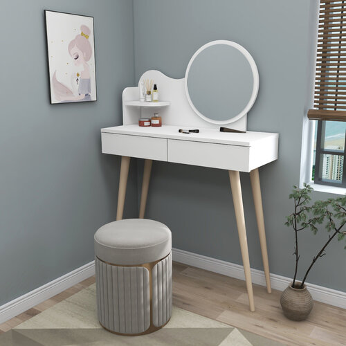 Kosmetiktisch Gutty White