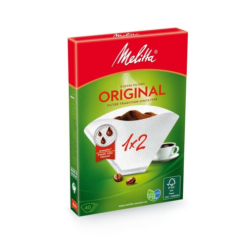 Melitta Kaffeefilter Original 1x2, 40 Stück