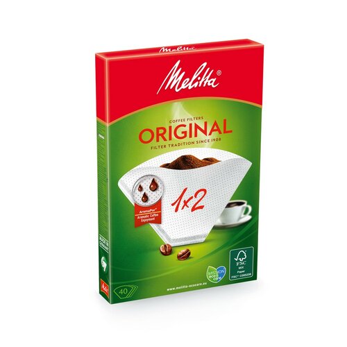 Melitta kavni filtri Original 1x2, 40 kos