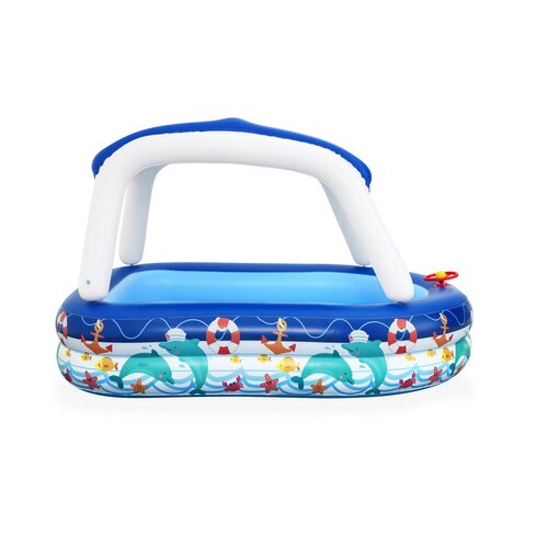 Bestway Aufblasbares Planschbecken Captain Family, 213 x155 x 132 cm