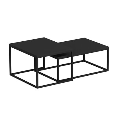 Leka Black masă pliabilă, 2 buc
