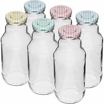 Twist 6 részes fedeles palackkészlet, 0,33 l Twist 6 részes fedeles palackkészlet, 0,33 l