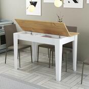 Jídelní stůl Kiev White and Oak