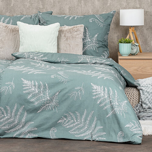 4Home Бавовняна постільна білизна Fern, 140 х 200 см, 70 х 90 см