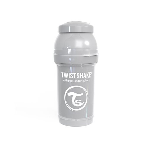 Twistshake Butelka dla niemowląt Anti-Colic 180 ml, szary
