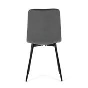 Jedálenská stolička CT-281 GREY4, sivá