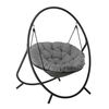 Fotel wiszący PATIO 115,5 x 140 x 167,5 cm,ciemnoszary