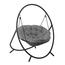 Fotel wiszący PATIO 115,5 x 140 x 167,5 cm,ciemnoszary