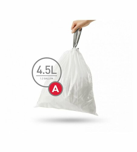 Simplehuman vrečke za smeti A 4,5 l, 90 kosov