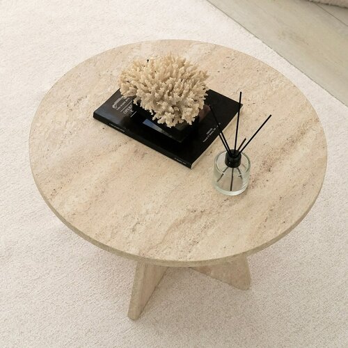 Konferenčna mizica Mushroom Travertine