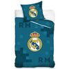 Pościel bawełniana Real Madrid Dados Blue, 140 x 200 cm, 70 x 90 cm