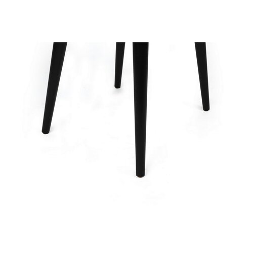 Set de scaune de sufragerie Alfa Beige and Black,2 buc.