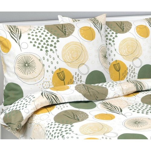 Bellatex Pościel flanelowa Koła, 140 x 220 cm, 70 x 90 cm