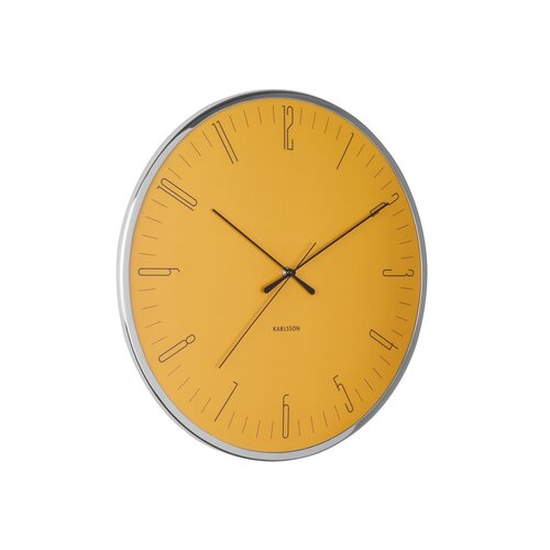 Karlsson KA5754YE Dizajnové nástenné hodiny, 40 cm