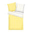 Tom Tailor Bavlnené obliečky Light Lemon & Crisp White, 200 x 220 cm, 2x 80 x 80 cm