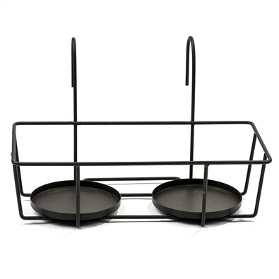 Uchwyt na kwietniki 35,5 cm czarny