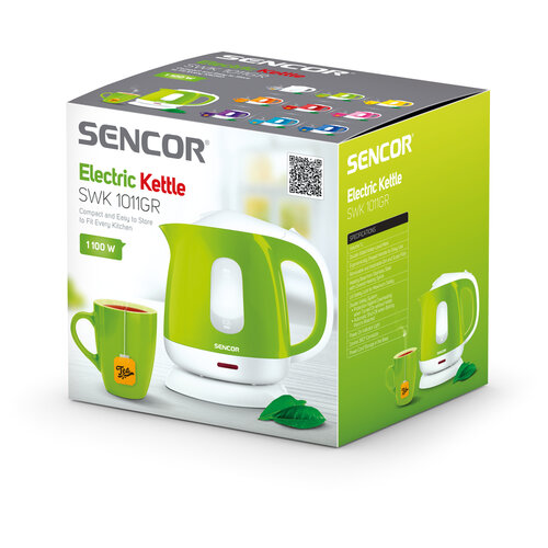 Sencor SWK 1011GR elektromos vízforraló, zöld