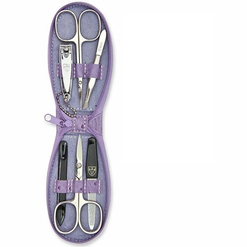 Kellermann 7411 ženski set za manikuro  vzorecnožna koža, lila