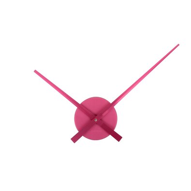 Karlsson 4348PI design ceas de perete roz, 48 cm diametru