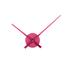 Karlsson 4348PI design ceas de perete roz, 48 cm diametru