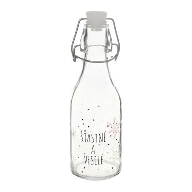 Orion steklenica z zapiralko Vločka rdeča, 0,16 l