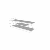 Canaz Black and Walnut TV-asztal