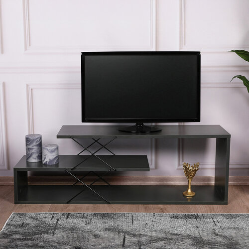 TV stolík Zigzag Anthracite
