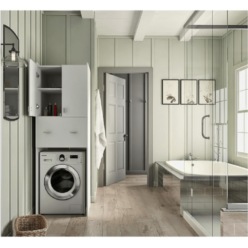 Hlboká skrinka nad práčku NATALI TYP 9, biela