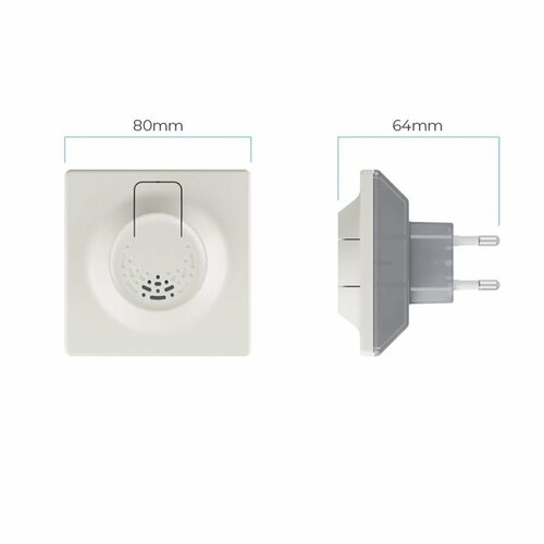 MITELESS® Home Ultrazvukový odpudzovač roztočov vdomácnosti, béžová farba