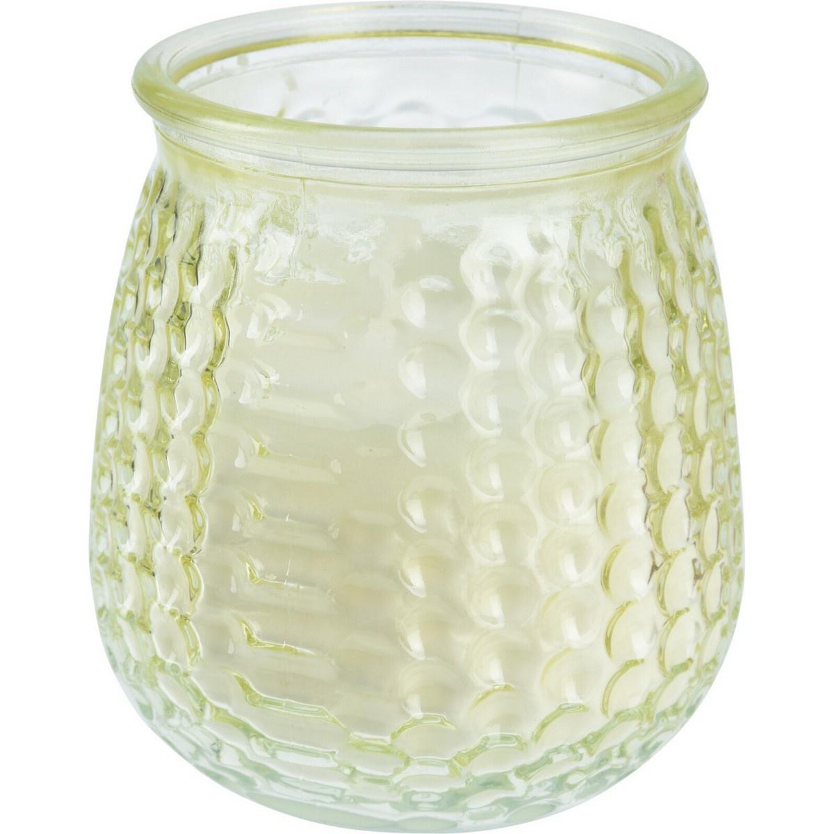 Citronella repellens gyertya, sárga, 160 g, 10 x 10 cm