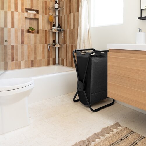 Simplehuman Coș de rufe pliabil X-Frame, antracit